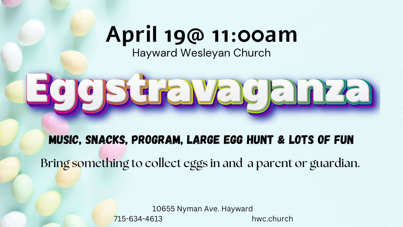 2025 Eggstravaganza - Hayward Wesleyan Church